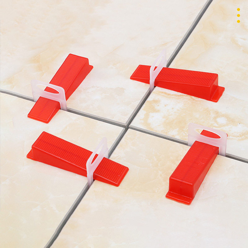 Tile Leveling Clip - 100 Stück Keramikfliesen-Nivelliersystem-Clips Abstandhalter Verlegeclips für