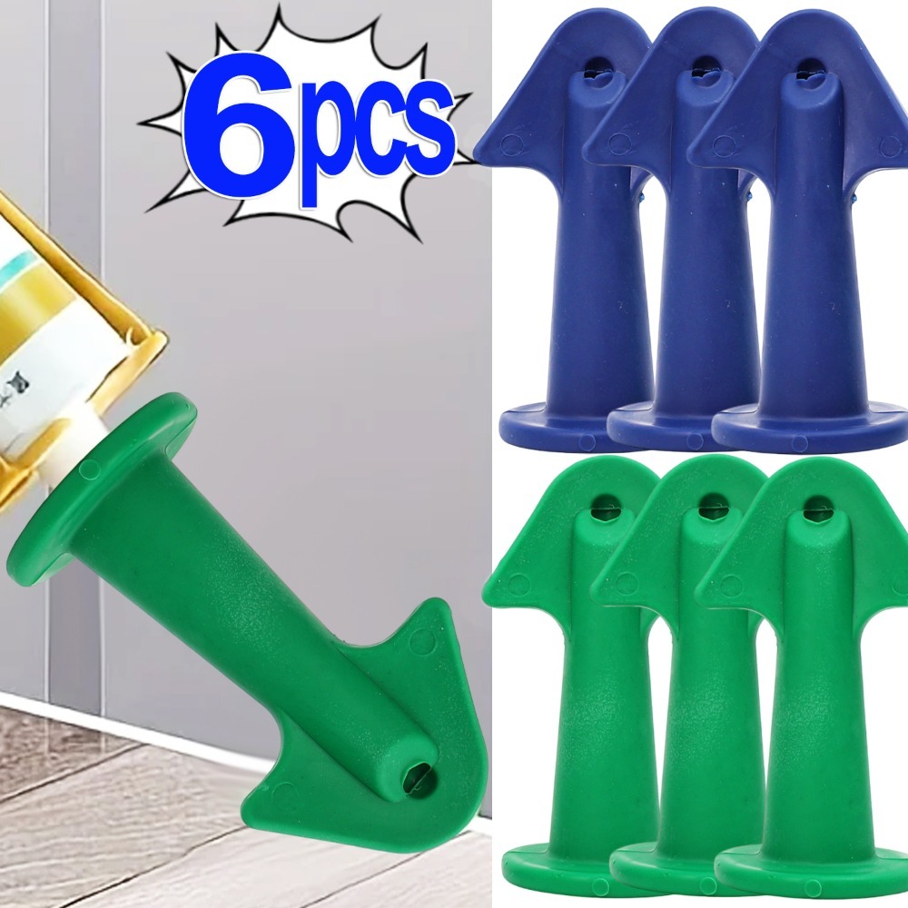 Home Improvement Contractors - 3/6-teiliges Multifunktionales Dichtmittel-Düsen-Set mit Schaber, Bodendichtungswerkzeuge,
