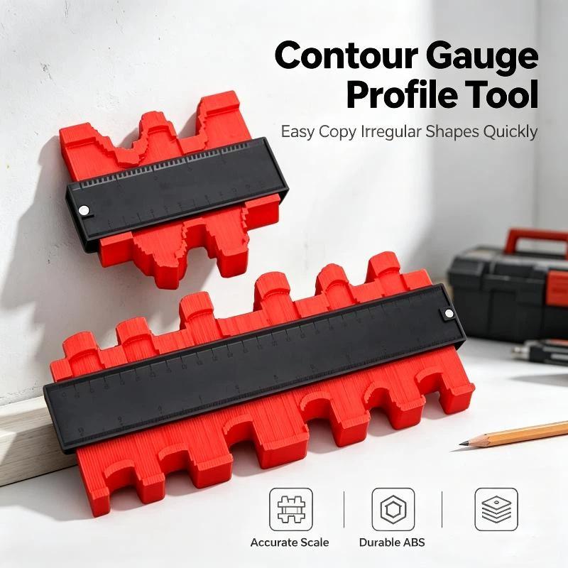 Home Improvement Diy - Profil-Konturlehre aus ungiftigem ABS-Material, Formkopierer-Lineal, präzise