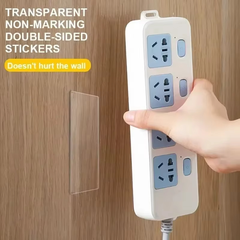 Home Improvement Mark - 60 Stück doppelseitiges Nano-Klebeband, wiederverwendbar, starke