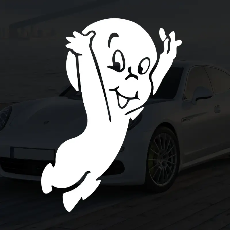 Vinyl Floor Plank - Vinyl Casper Ghost Autoaufkleber – selbstklebender