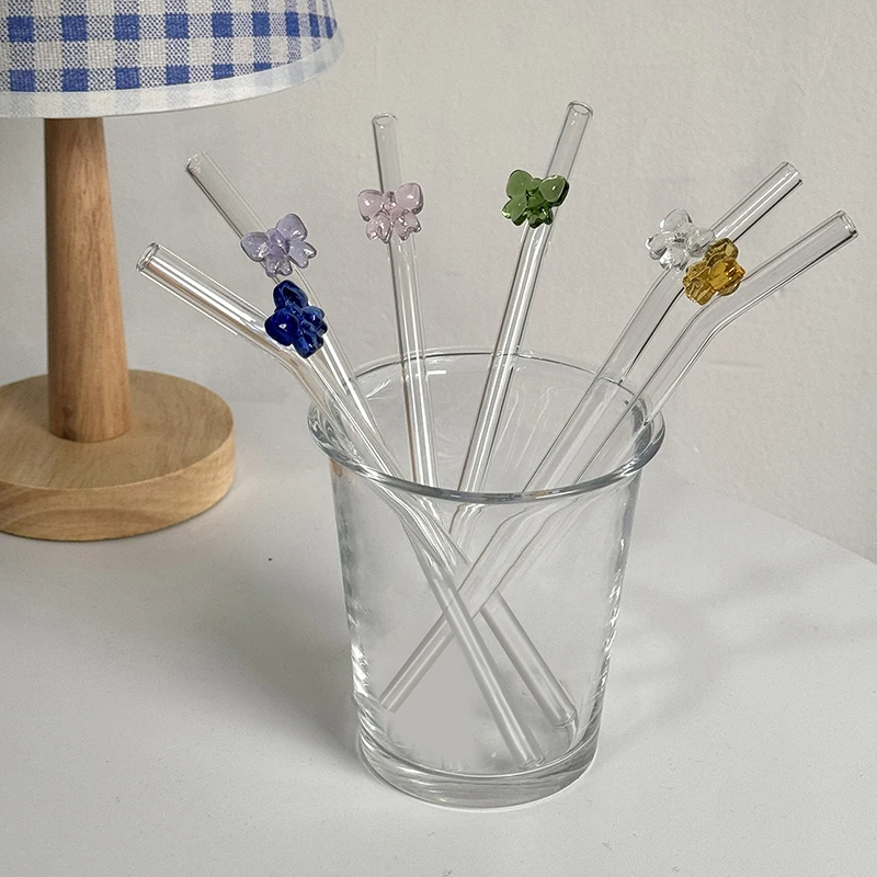 Home Improvement Store - 1 Stück 19 cm süßer Bowtie-Glas-hitzebeständiger