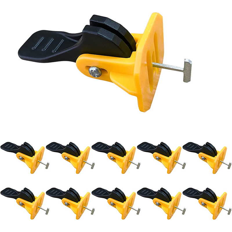 Tile Leveling Clip - Bodenfliesen-Nivelliersystem, Clips, Nivellierer-Einstellsatz, Kunststoff-Positionierungsartefakte, Nivellierer-Locator, Abstandshalter
