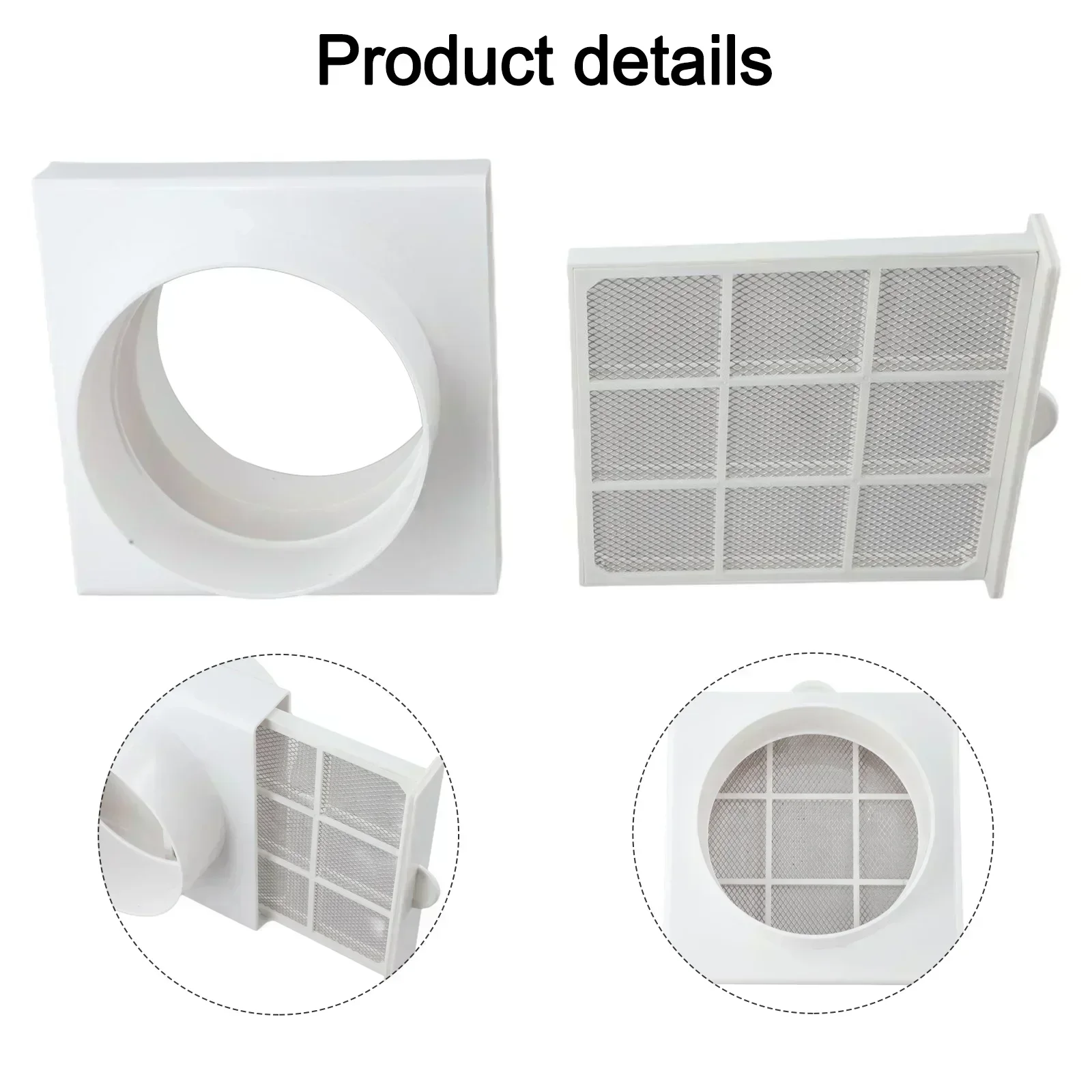 Home Improvement Warehouse - Kanal-Luftfilter-Belüftung für PVC- und PE-Rohr, Aluminiumfolienrohr,