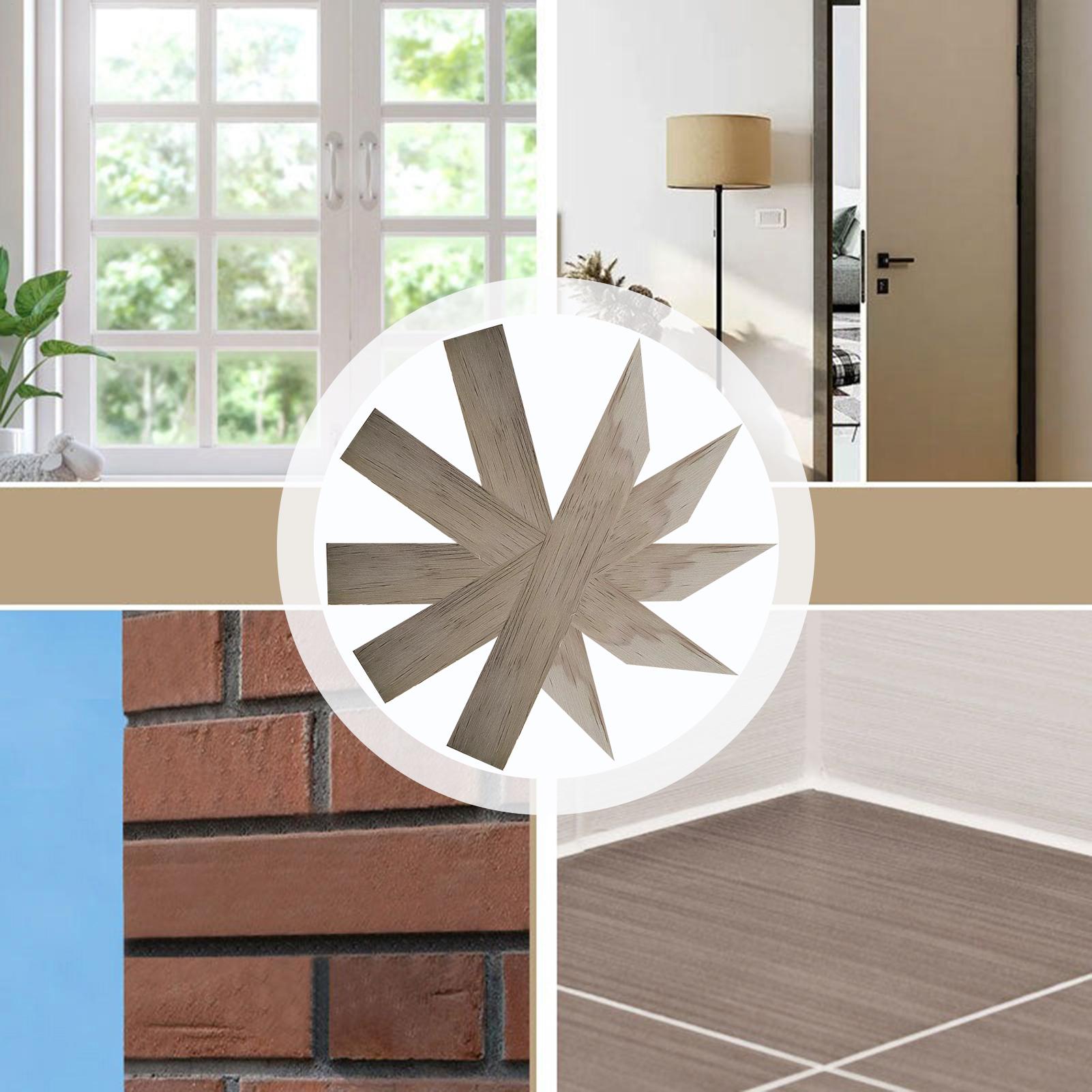 Home Improvement For Beginners - 5-teiliges Holz-Fugenwerkzeug-Set, ergonomischer Dichtstoffapplikator, Fugenfülllinie für