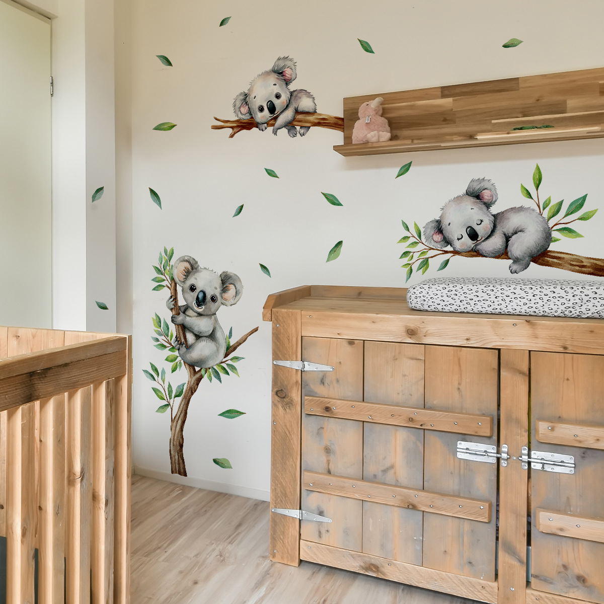 Cartoon Koala Klettern Baum Zw – Vinyl Floor Plank Bewertung und Preis