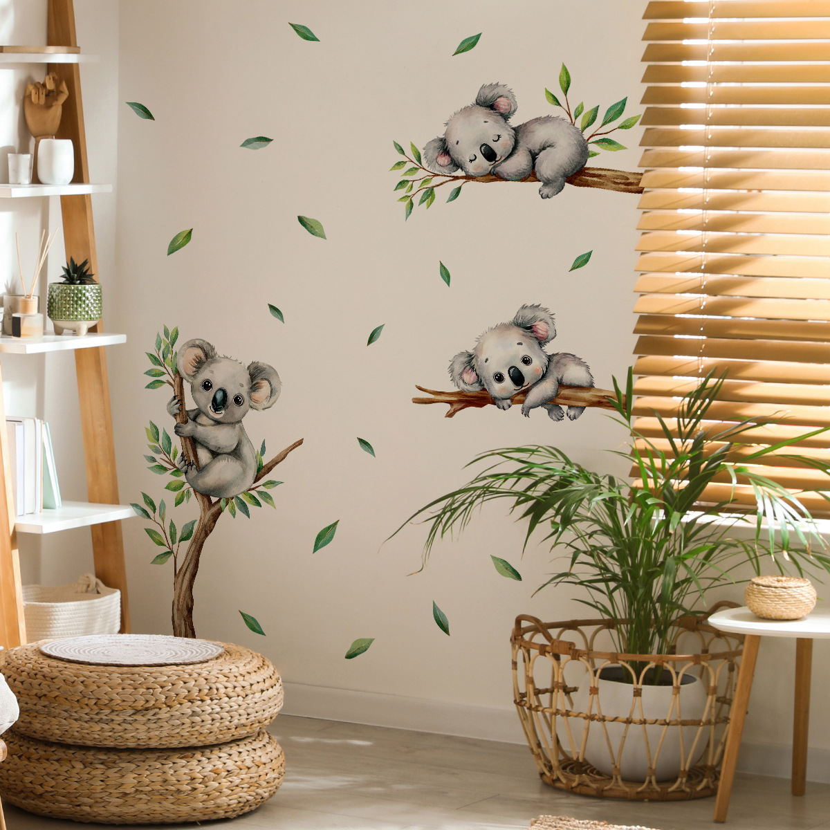 Cartoon Koala Klettern Baum Zw – Vinyl Floor Plank Bewertung und Preis