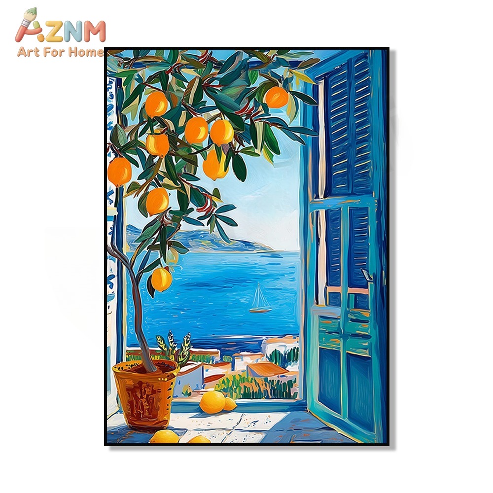 AZNM Mediterranes blaues Fenst – Wall Texture Spray Bewertung und Preis