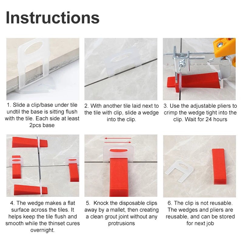 100 Stück Keramikfliesen-Nivel – Tile Leveling Clip Bewertung und Preis