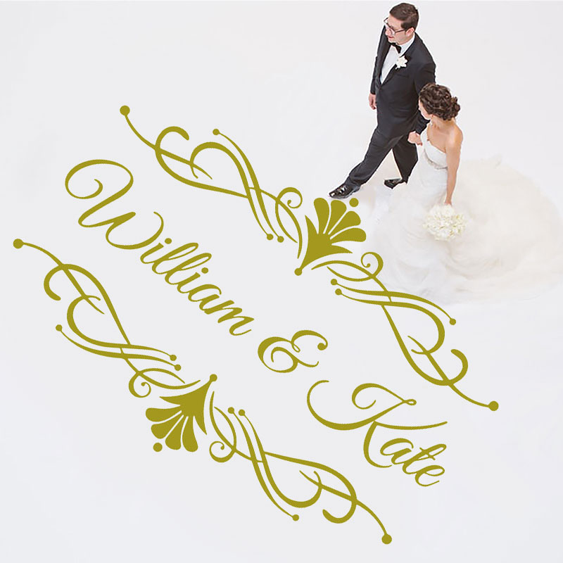 Personalisierter Name Hochzeit – Vinyl Floor Plank Bewertung und Preis