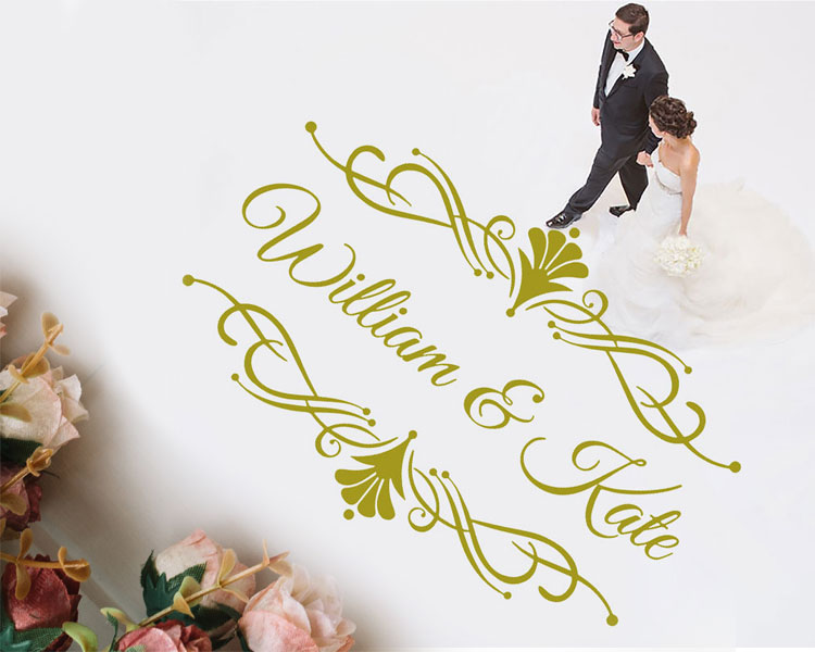 Personalisierter Name Hochzeit – Vinyl Floor Plank Bewertung und Preis