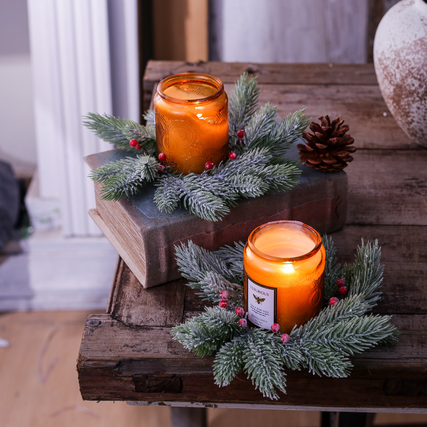 Roter Beeren-Kerzenkranz Natür – Home Improvement Store Bewertung und Preis