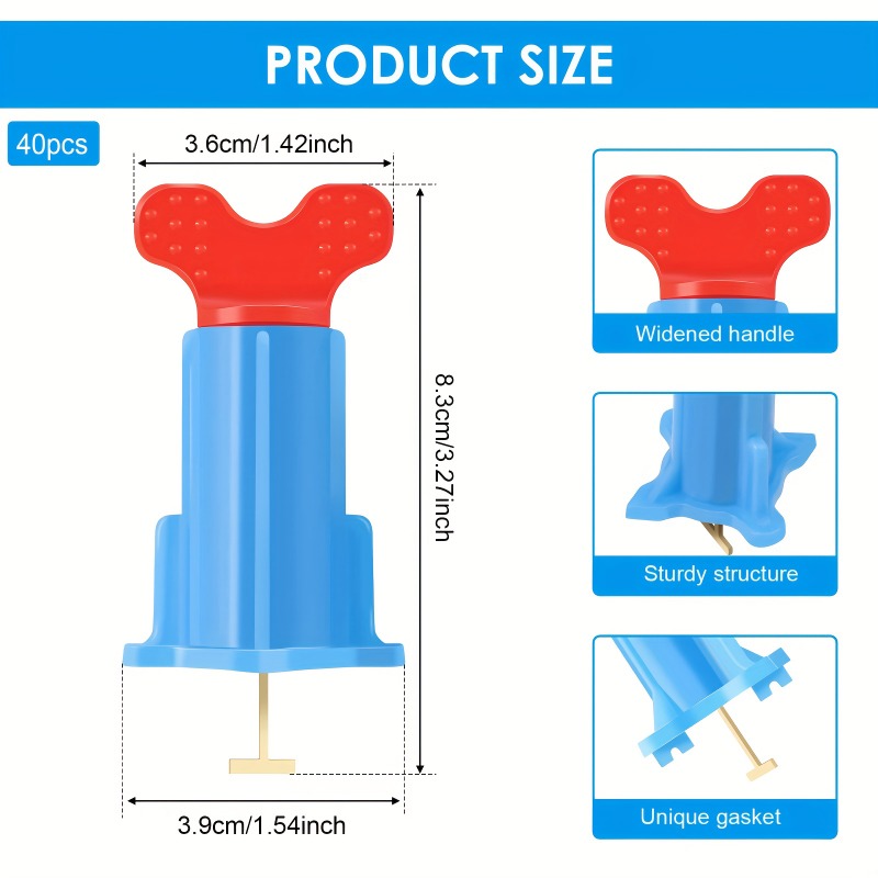 40 Stück Neues Design Fliesen- – Tile Leveling Clip Bewertung und Preis