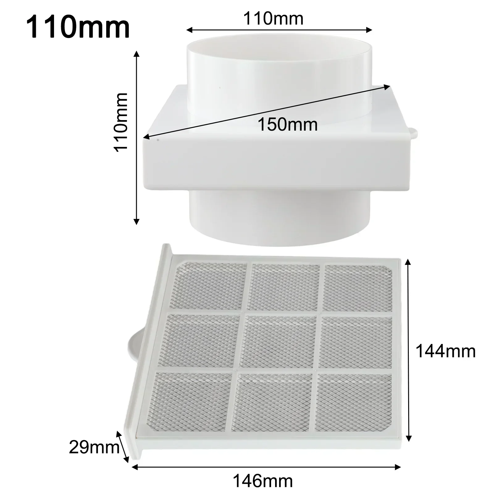 Kanal-Luftfilter-Belüftung für – Home Improvement Warehouse Bewertung und Preis