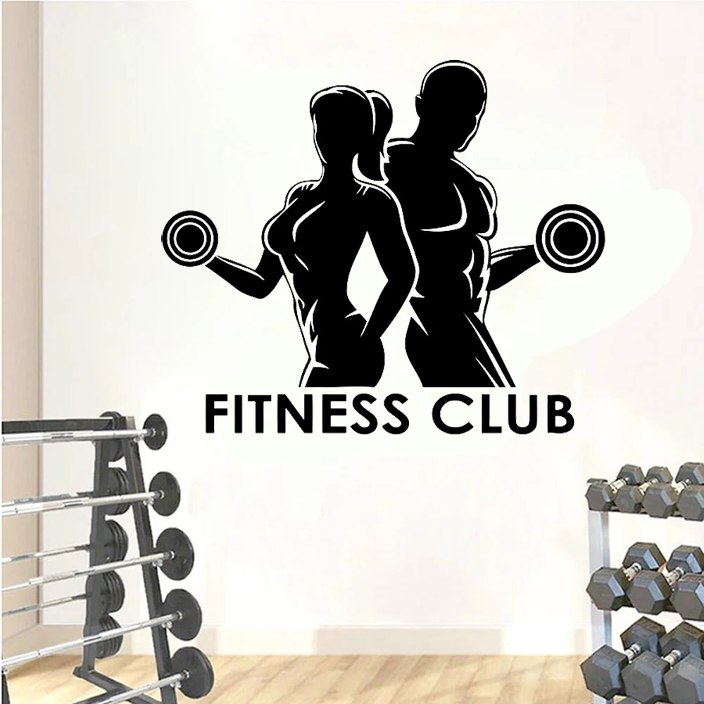 Mann Frau Gym Wand Aufkleber F – Vinyl Floor Plank Bewertung und Preis